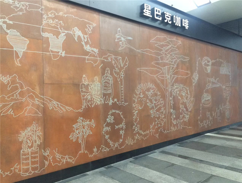 成武耐候钢幕墙